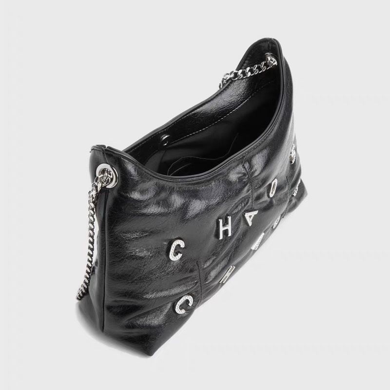 2023 All-Match-Neuheit für Damen, hochwertige Struktur, Buchstaben-Strass, Ein-Schulter-Knödeltasche, große Kapazität,_voghion.com