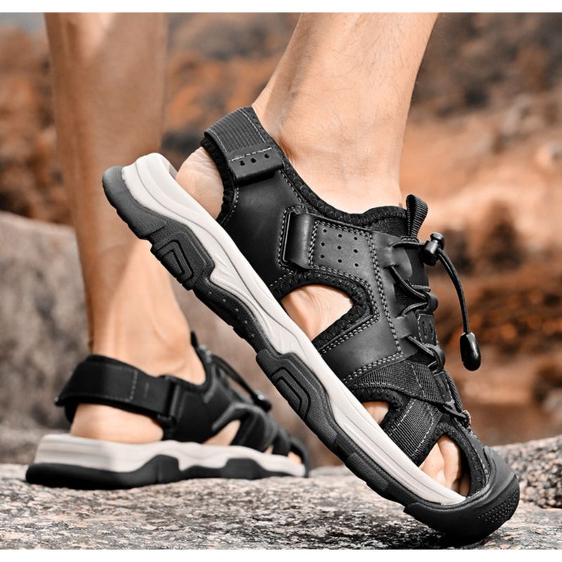 Sandal für Herr, Sommer, Wandern, Outdoor-Sport, Jugd, rutschfest, Deodorant, weiche Unterseite,_voghion.com