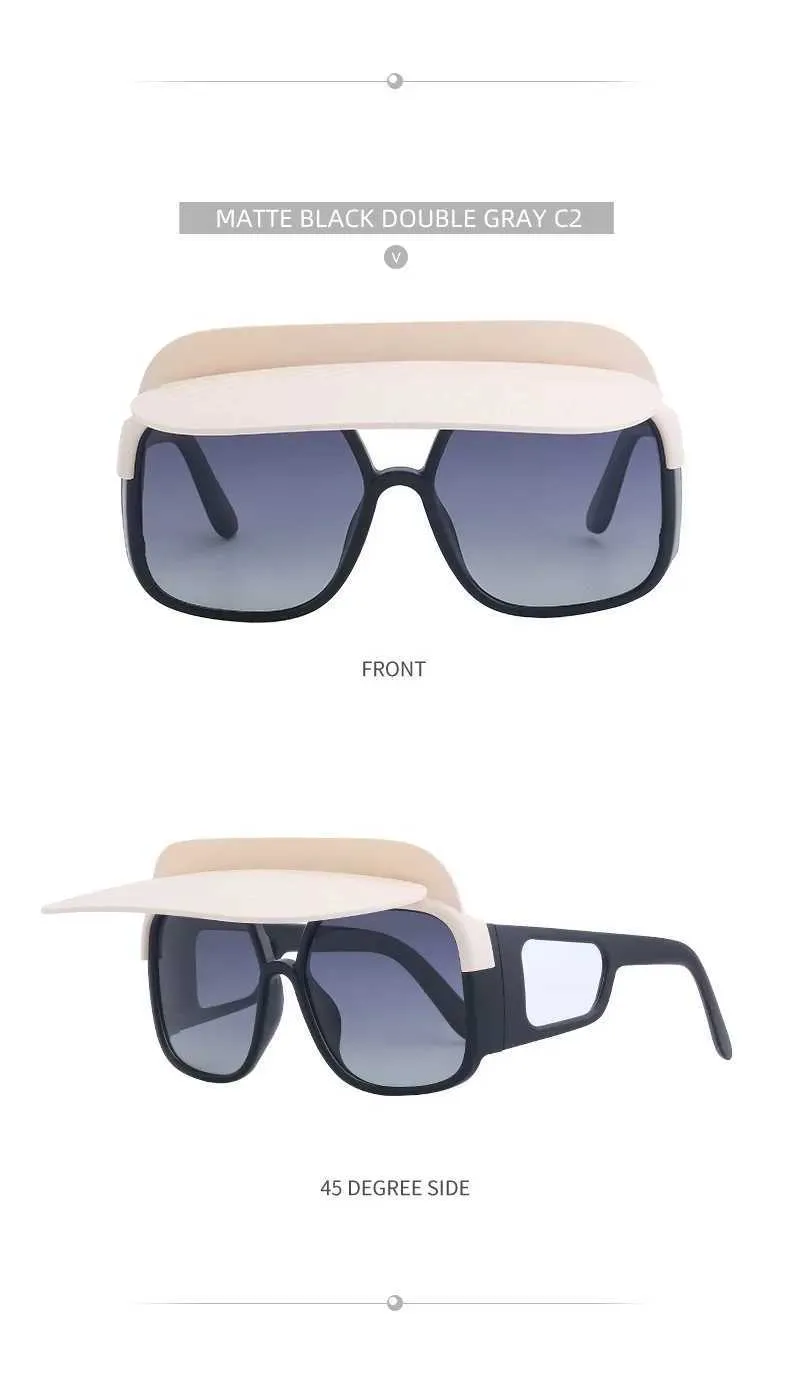 New Arrival Polarized Sunglasses Multifunctional Anti Sunburn Glasses With Sun Visor For Men Women Outdoor Camping_voghion.com
