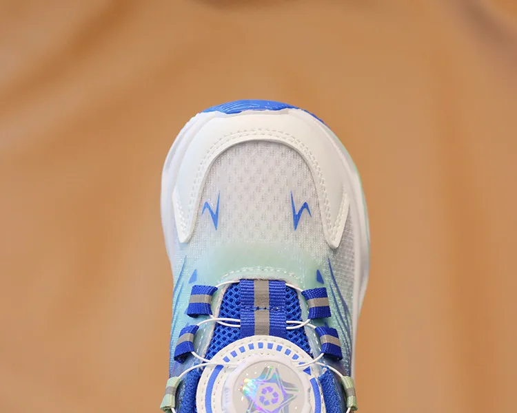 Kleinkind Sport Frühjahr Neue Junge Basketball Rotierenden Schnalle Kinder Cutefeet Mode Mädchen Licht Lauf Trainer Schuhe Größen 21_voghion.com