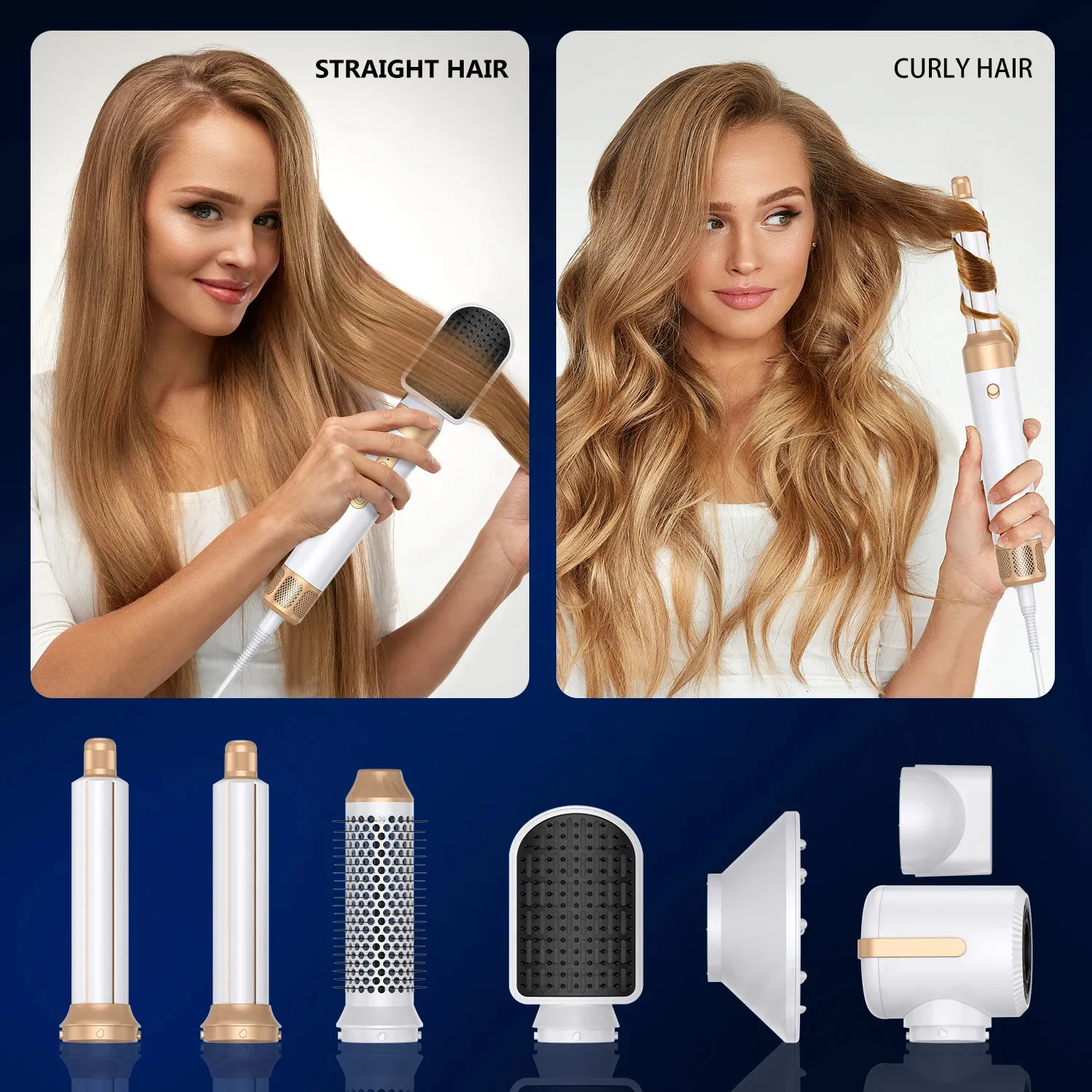 3-in-1 Ionic Dryer Brush - 110k RPM Auto Curling Hair Styler_voghion.com