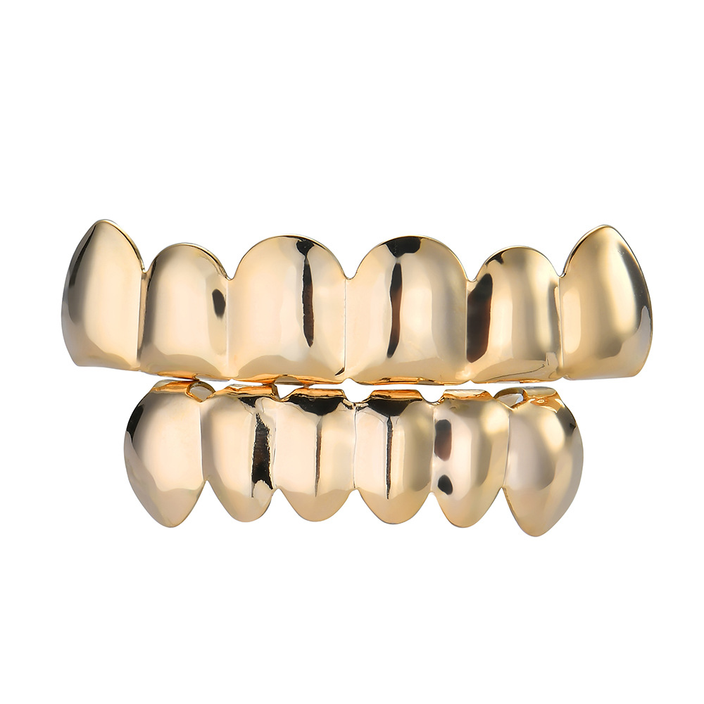plated teeth hip hop braces glossy braces singer trendy decorative braces grillz Halloween