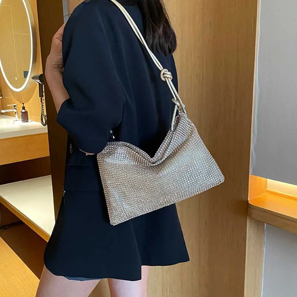 Pochette de soirée tendance Rhie pour femme, sac à main pour dîner, mariage, portefeuille, élégant, sac à bandoulière, sous-vêtements, Y241019_voghion.com