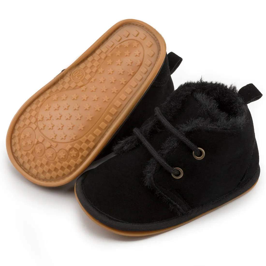 Botines de nieve de invierno para bebé, cálidos y esponjosos, Happysteps, botas para niño y niña, suela de goma, antideslizantes, suaves, para recién nacidos_voghion.com