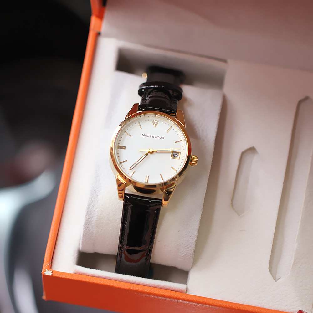 New Fashionable Trendy Women's with Calendar and Running Second Design Quartz Pointer Glow Watch_voghion.com
