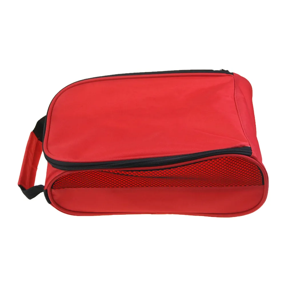 Unisex Shoe Portable Mesh Travel Shoes Carrier Bags With Zipper Hand-Held Breathable Ultra-light For Outdoor Sports_voghion.com
