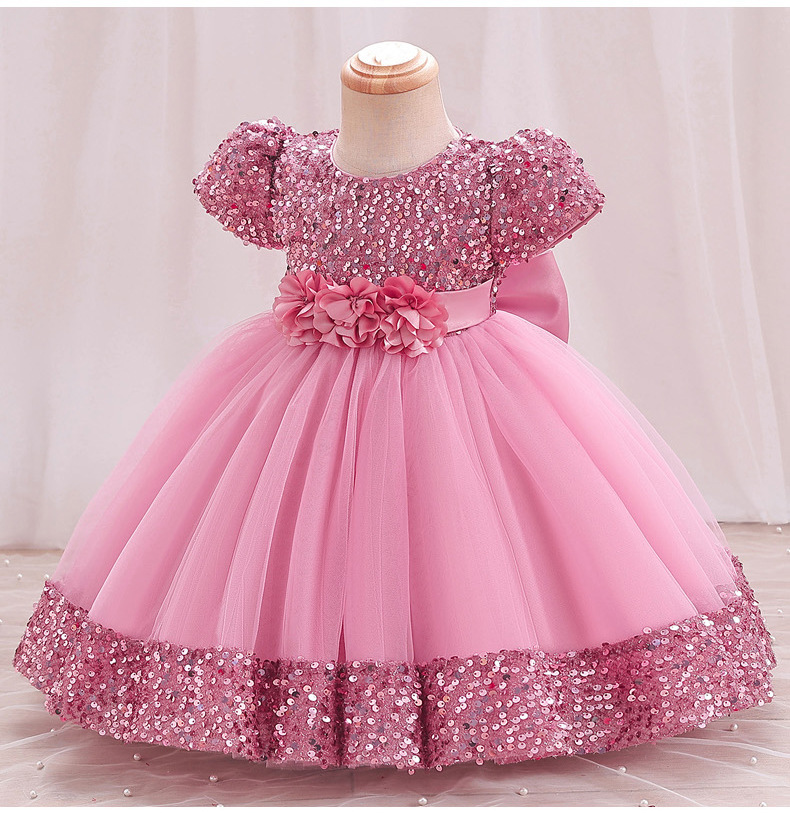 Abito da cerimonia a fiori per bimba primo compleanno_voghion.com