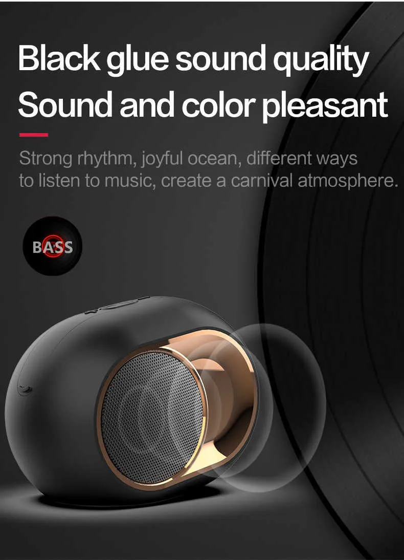 portable High-end Bluetooth Good Quality Audio Wireless Dual Speakers Christmas Gift Speaker_voghion.com