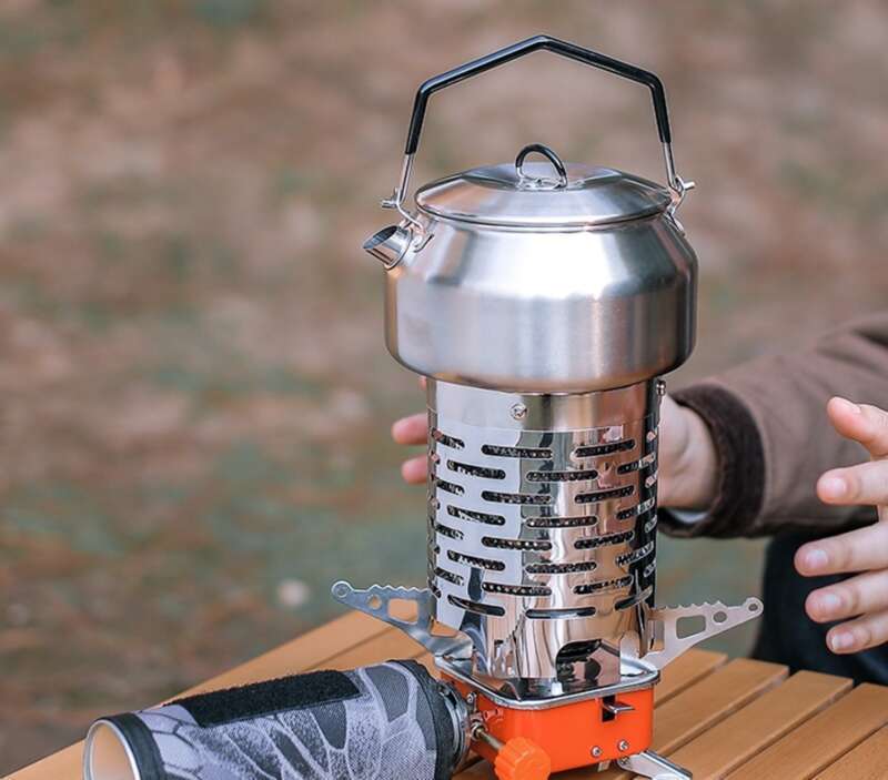 New Outdoor Camping Mini Stainless Steel Anti Scald Heating Tent Heater Oven Hood Equipment_voghion.com