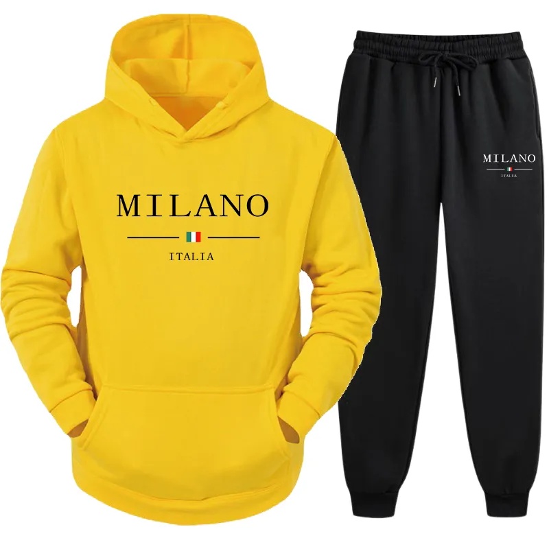 Survêtements pour hommes, survêtements à capuche pour hommes, sweats à capuche et pantalons à imprimé urbain de haute qualité, ensemble S, jogging décontracté_voghion.com