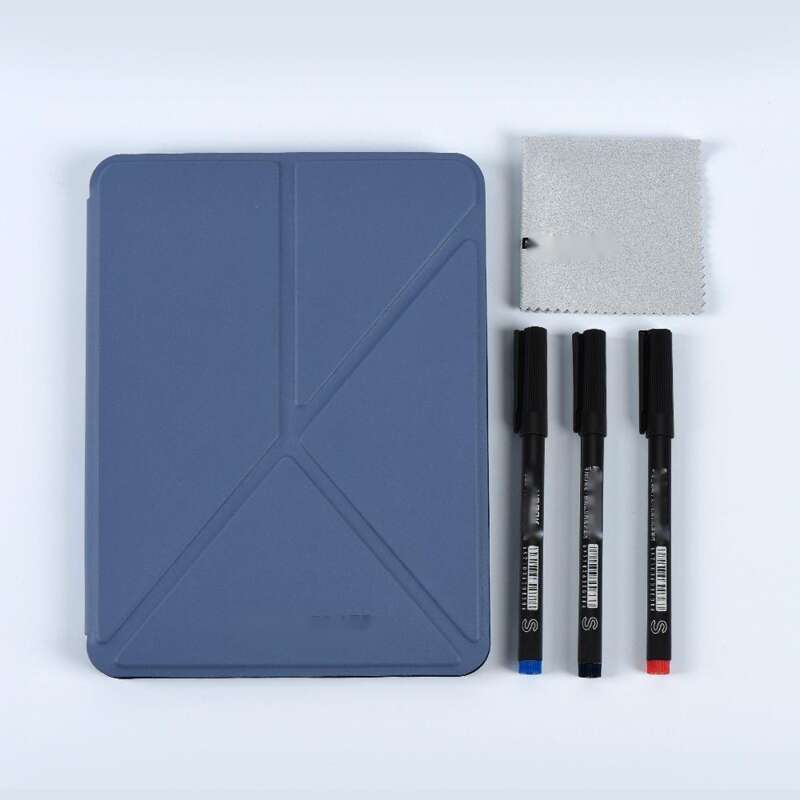 【1168 People's Collection】 Standaardtype Whiteboard Notebook, Opvouwbaar Bureaublad Klein Whiteboard, Schrijfbord, Uitwisbaar_voghion.com