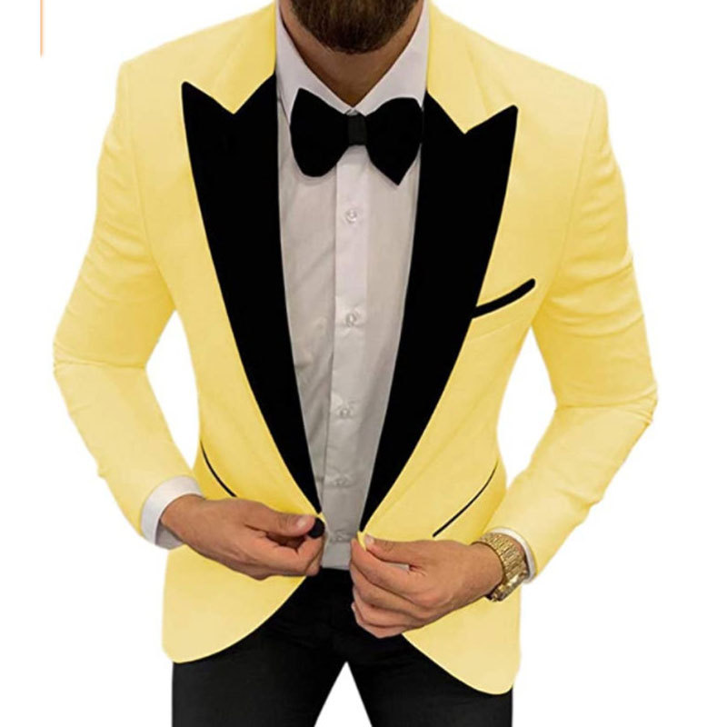 Due pezzi da uomo per lo sposo e il testimone, banchetto di nozze, abito oversize per uomo_voghion.com