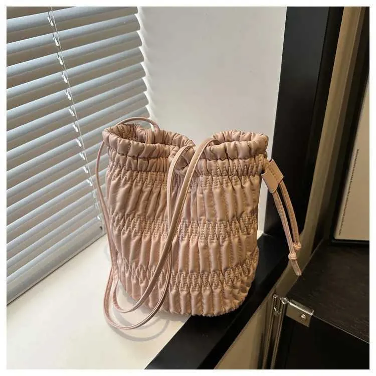 Sier rakott húzózsinóros válltáskák női designer puha PU bőr kis kézitáskák női alkalmi pénztárca hónalj_voghion.com