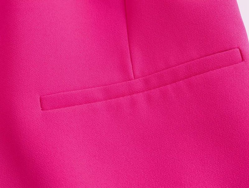 Damenbekleidung Herbst neue Produkte Temperament Licht reife Feder Rose rot kurze Anzugjacke Frauen Großhandel_voghion.com