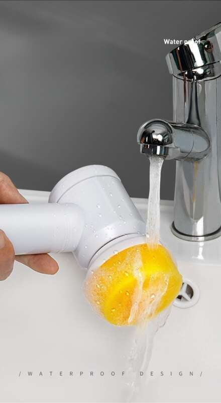 【 4836 People's Collection 】 Handheld Electric Cleaning Multifunctional Non Greasy Dishwashing Pot Brush, Divine Tool_voghion.com