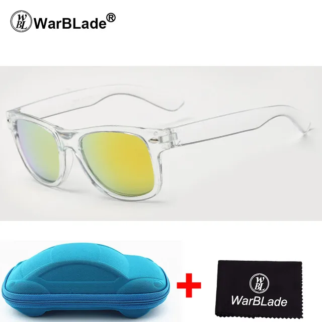Nuovi arrivi WarBLade Cool Sunglasses Bambini Occhiali da sole per ragazzi Ragazze Occhiali da sole Protezione UV 400 con custodia Regalo per bambini_voghion.com