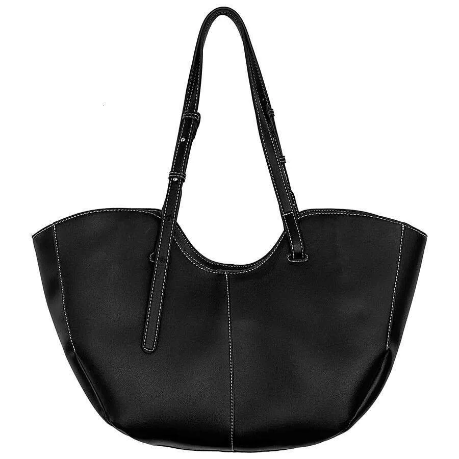 Designer Large Capacity Women Handbag Single Shoulder Portable Shopping Leather Ladies Commuter Underarm Totes Bag_voghion.com