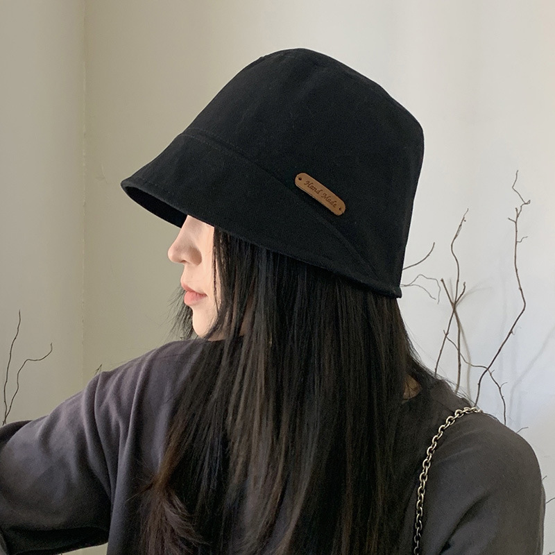 Copricapo nudo da donna del pescatore coreano che mostra il volto Piccola ciotola Cappello sottile primavera/estate Moda versatile e occidentale_voghion.com