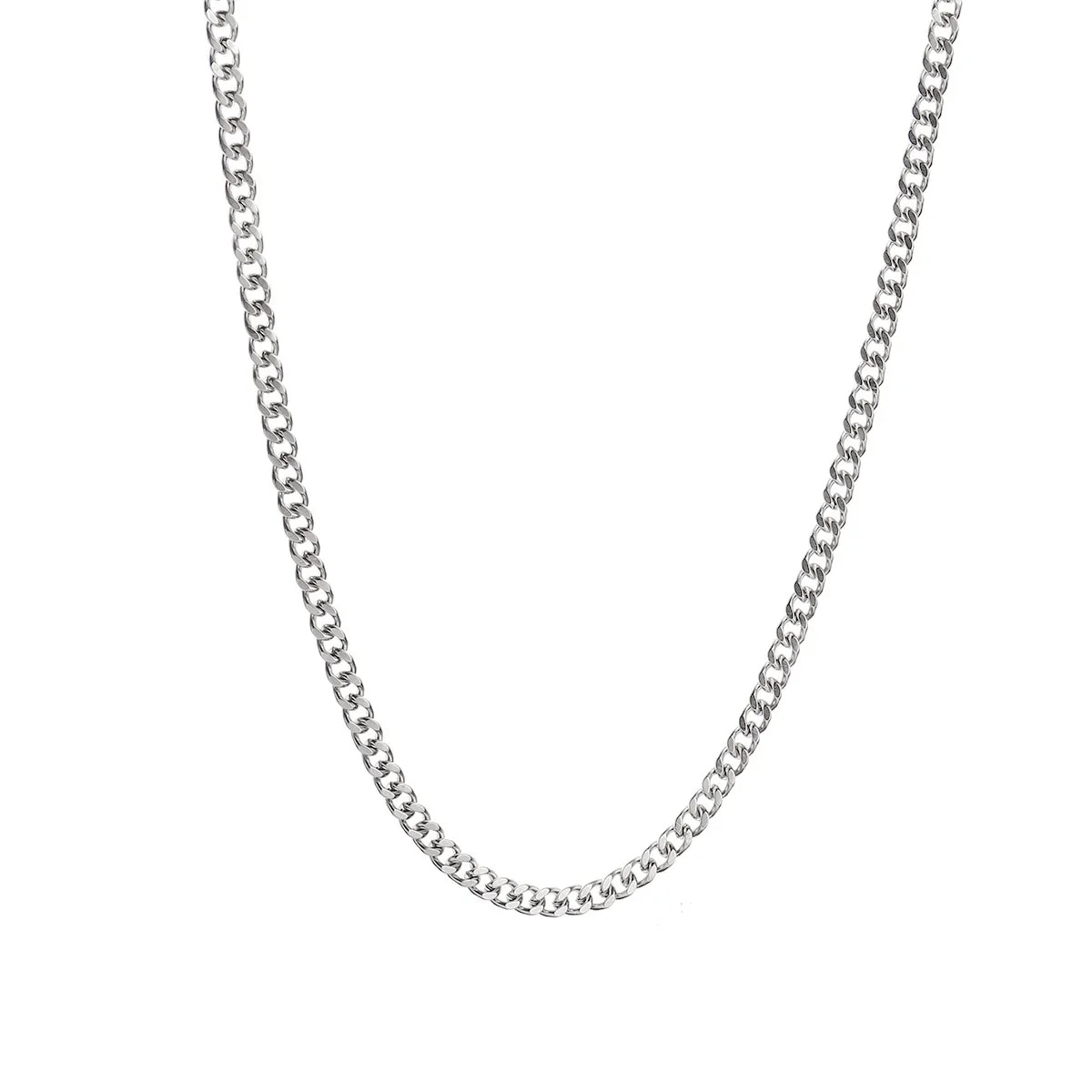 Catene in acciaio inossidabile 5mm 7mm 9mm Collane cubane di base Quattro maglie di rettifica laterali per accessori per la creazione di gioielli fai da te_voghion.com