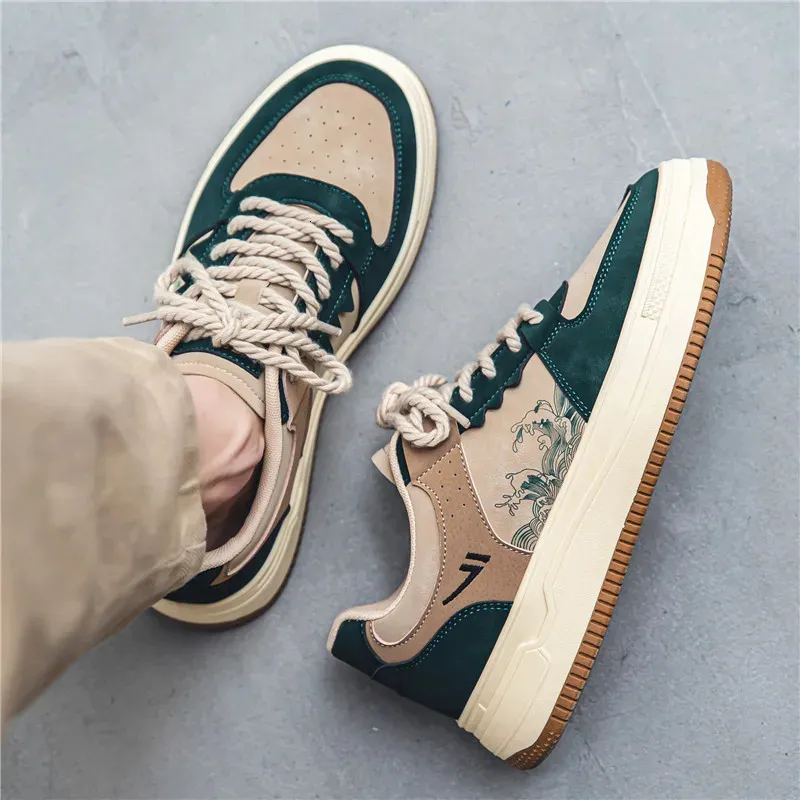Original Mens Tennis Fashion Casual Men Gym Footwear Platform Cozy Skate Shoes In 250310_voghion.com