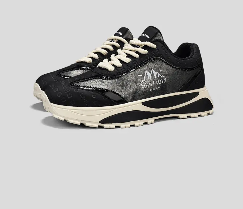 Baskets Forrest Gump pour hommes, petites chaussures blanches, chaussures d'étudiant polyvalentes à plateforme_voghion.com