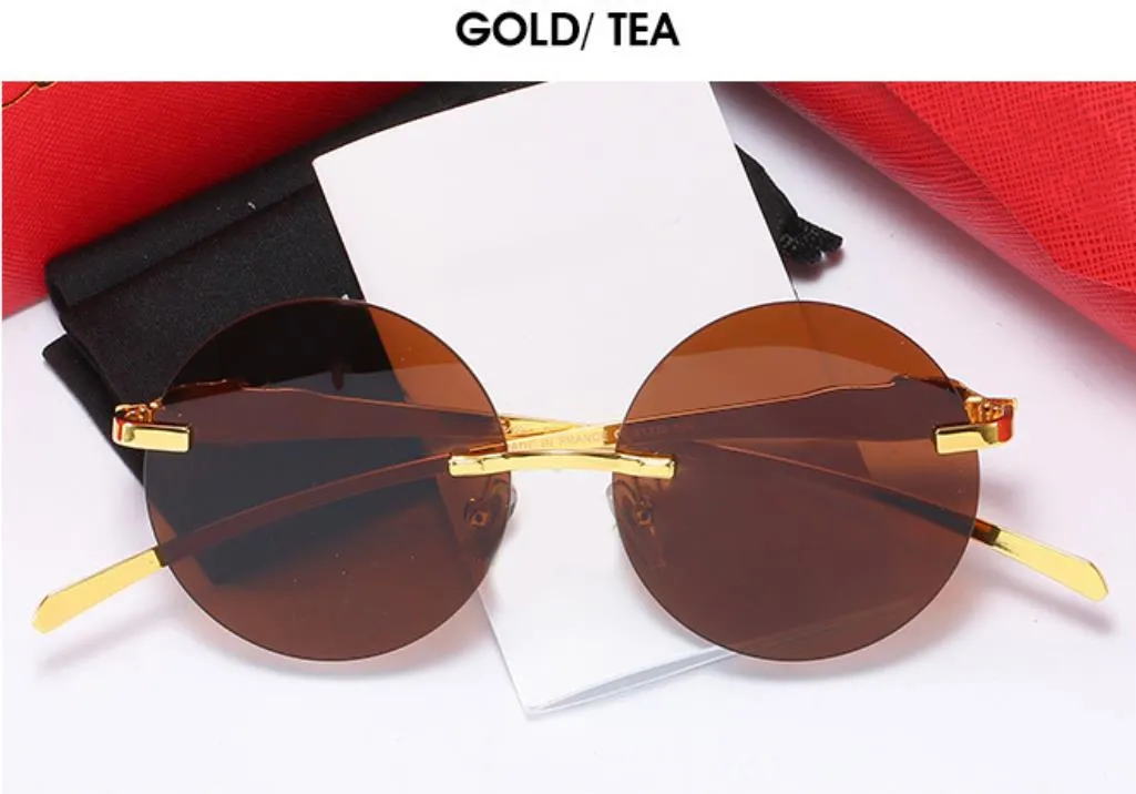 Sunglasses Uv400 Titanium Alloy Frame Men And Women Sunglasses_voghion.com