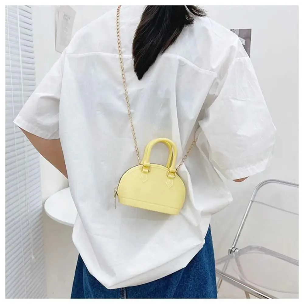 Fashion Pu Leather Mini Shell Crossbody High-capacity Solid Color Single Shoulder Underarm Bag GirlC241214_voghion.com