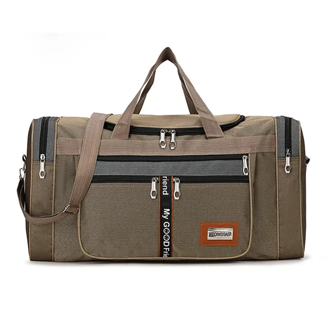 Borsa da allenamento Oxford Fiess di grande capacità, multifunzionale, resistente all'usura, con tracolla regolabile e cerniera, per uomo e donna_voghion.com