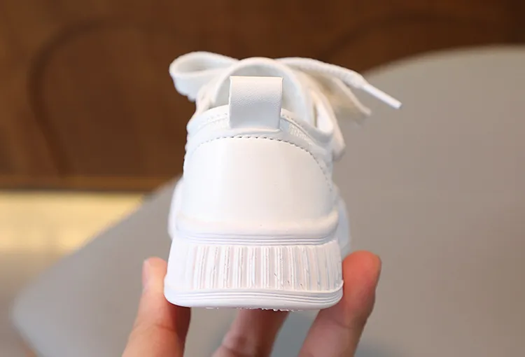 Kinder Jungen Turnschuhe Frühling Herbst Kinder Mädchen Board Cutefeet Infant Kleinkind Schwarz Weiß Farbe Weiche Sohle Schuhe Größen 21_voghion.com