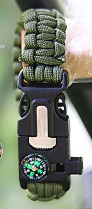Wolf Warrior Umbrella Outdoor Bracelet, Survival Rope, Multi Purpose Mountaineering_voghion.com