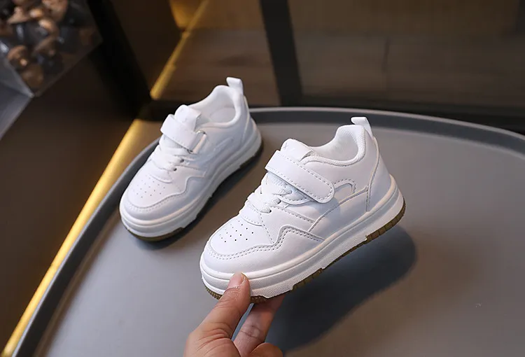 Toddler Kids Fashion Design Walking White Shoes Antiderrapante Cutefeet Casual Trainers Infantil Meninos Meninas Outdoor Board_voghion.com