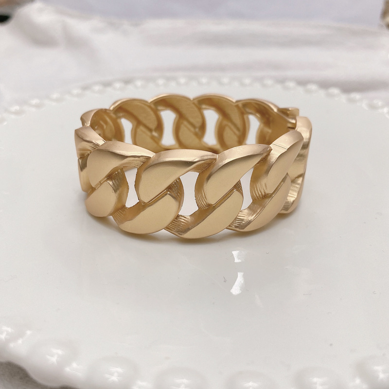 Bracciale in oro rosa da donna a catena vuota bijoux moda_voghion.com