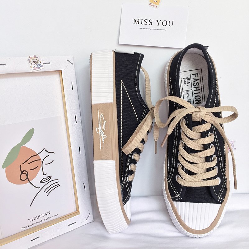 Atmungsaktive Canvas-Schuhe für Damen_voghion.com