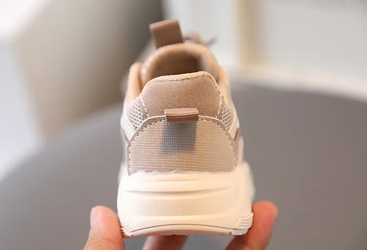 Zapatillas deportivas para niños pequeños 2025, informales, de malla y cuero, para correr en la escuela, de 1 a 6 años_voghion.com