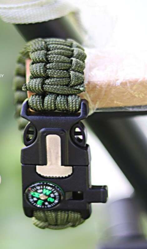 Wolf Warrior Umbrella Outdoor Bracelet, Survival Rope, Multi Purpose Mountaineering_voghion.com