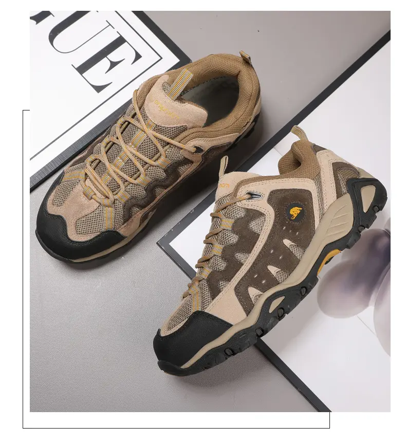 Large-size Fashion Trendy Outdoor Shoes, Casual Lightweight And Comfortable Hiking Shoes, All-season Breathable Hiking Shoes_voghion.com