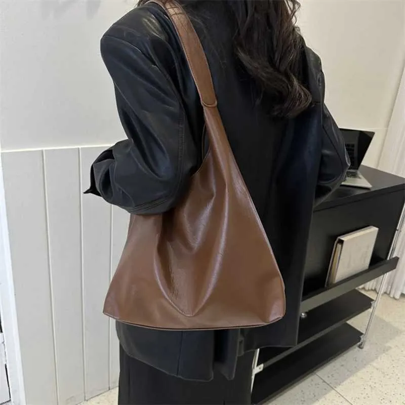 Borsa a spalla classica in pelle donna grande borsa da ufficio_voghion.com