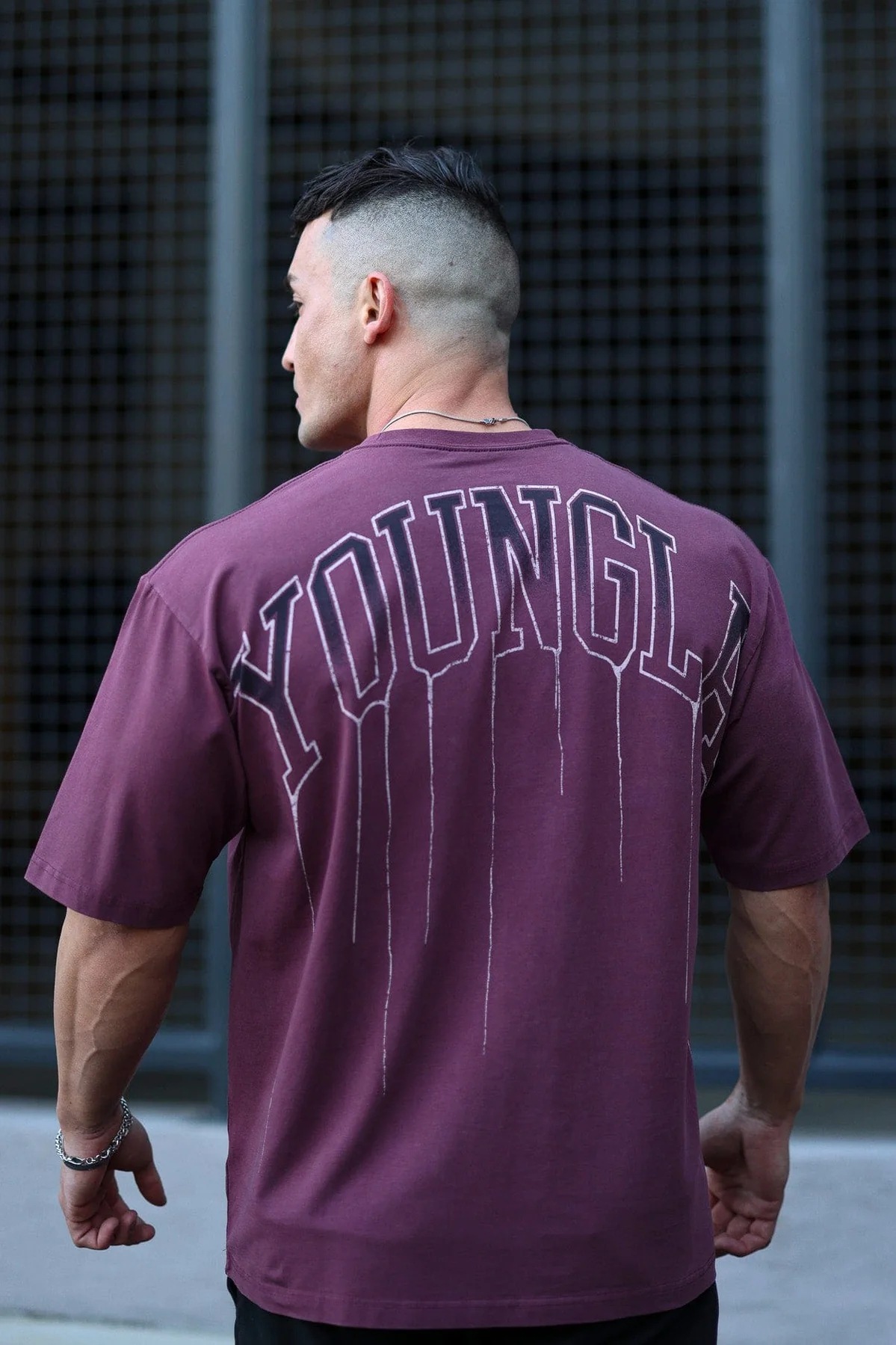 T-shirt ampia estiva da uomo in cotone girocollo casual fitness corsa sportiva a maniche corte da uomo_voghion.com