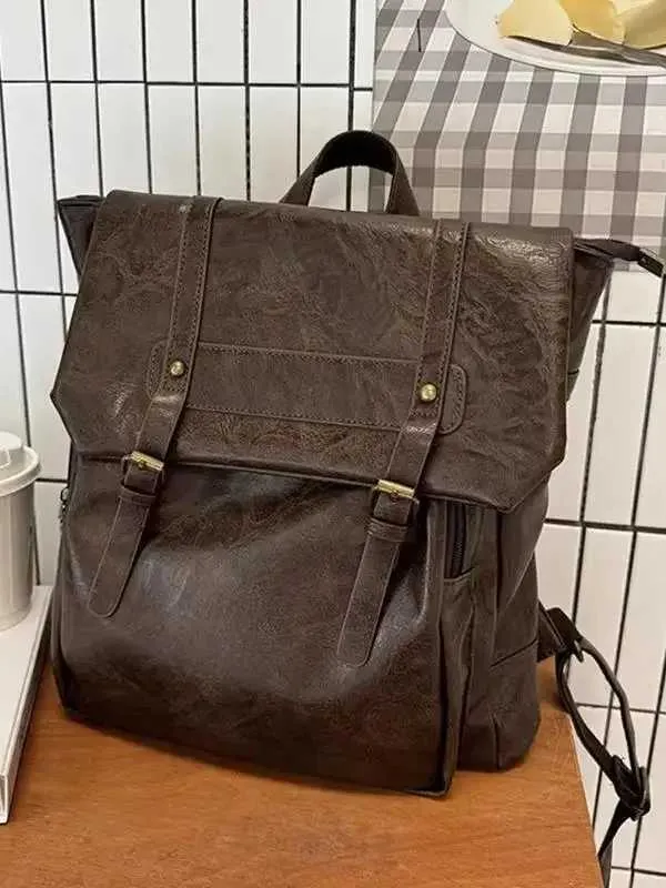 Zaino con patta stile giapponese per donna e studentesse_voghion.com