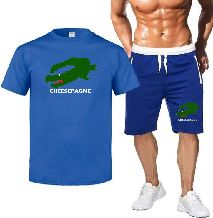 μπλουζάκι επώνυμων σχεδιαστών Αθλητικές φόρμες για τρέξιμο κοντομάνικο σορτς πόλο μπλουζάκι ανοιξιάτικο και καλοκαιρινό casual μόδα_voghion.com