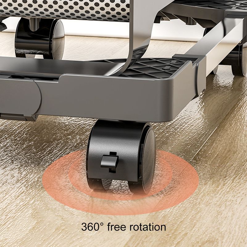Cae Stretchable Adjutable Efficient Heat Diipation with Cater Wheel Mobile Rolling Tower Stand Computer_voghion.com