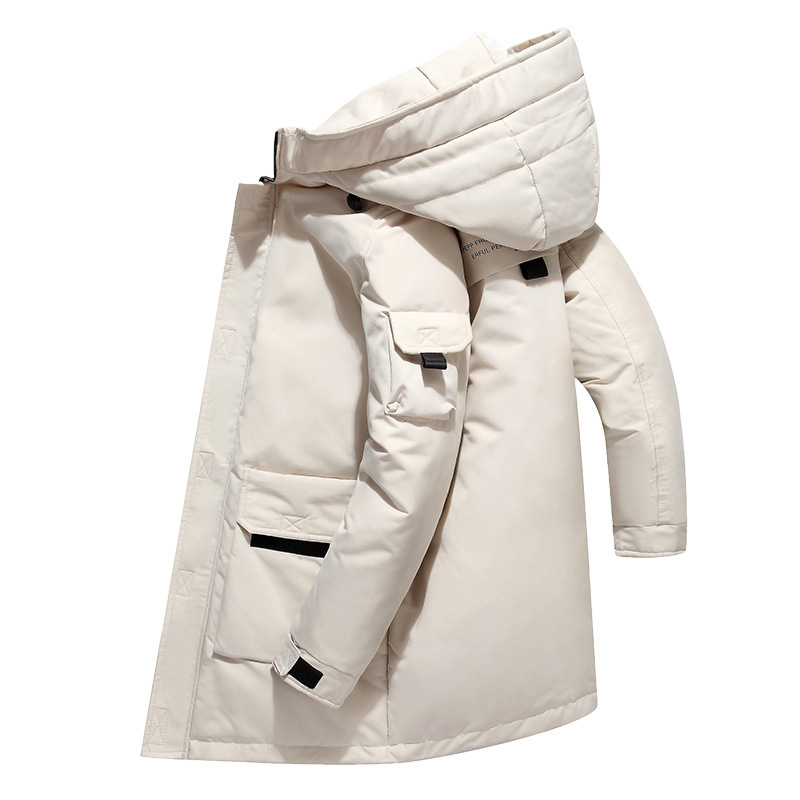 Vêtements de travail unisexes pour couple, uniformes scolaires, vêtements résistants au froid, tendance manteau épais, nouvelle collection hiver 2024