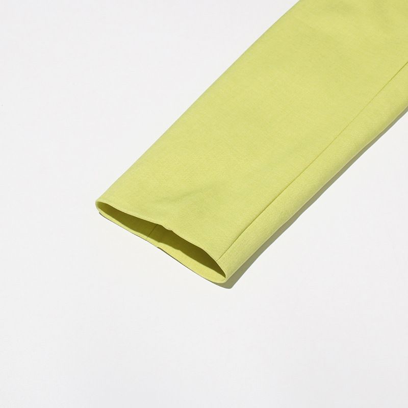Women's Clothing Temperamental commuting one button V neck 2024 new design sense splicing three dimensional large plate_voghion.com