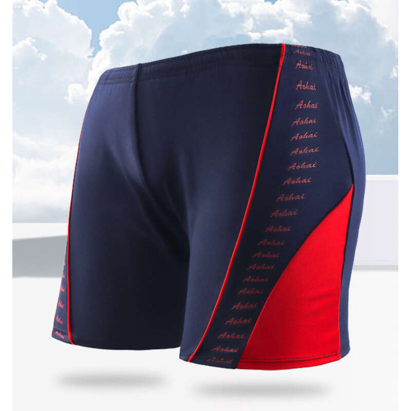 Pantaloni scurți de baie pentru bărbați, supradimensionați, cu croială lejeră, cu unghi pătrat, pentru baie în izvoare termale, anti-ingomor_voghion.com