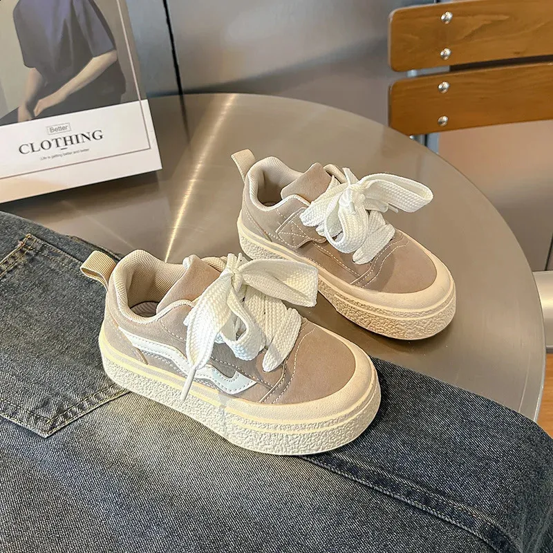 Childrens round toes comfortable and fashionable anti slip sports childrens soft soled casual edition shoes 240912_voghion.com