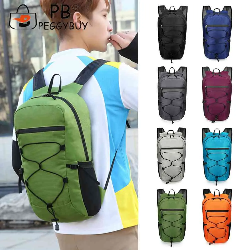 Zaino sportivo da esterno in nylon leggero e impermeabile, di grande capacità, per arrampicata, campeggio, escursionismo, pesca, viaggio._voghion.com