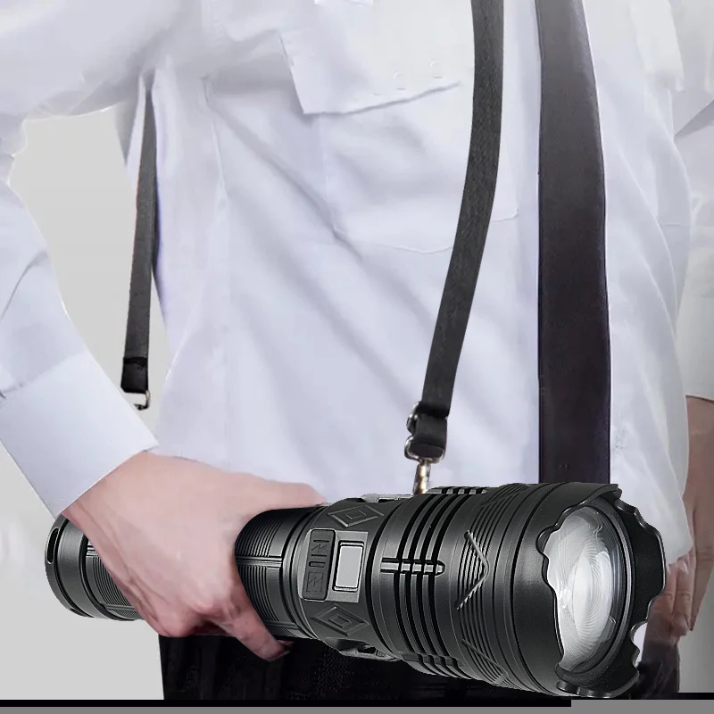 High Power Tactical Flashlight Rechargeable Led Torch For Camping_voghion.com