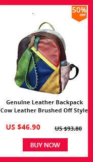 Äkta ryggsäck i nötskinn, slumpmässig färg, lapptäcksstil, unisex, användbar ryggsäck, damer, mini-mochila, shoppingväska 2021_voghion.com