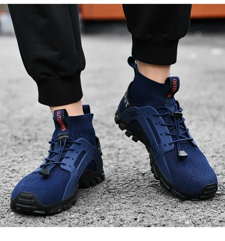 for Man Outdoor Hiking Shoes Comfortable Breathable Mesh High Top Boots Mountaineering Woman Quick Drying Leisure Travel_voghion.com