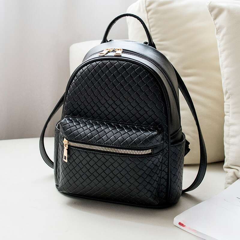Women Shoulder Bag 2021 New Tide Casual PU Soft Leather Embossed Ladies Small Backpacks_voghion.com